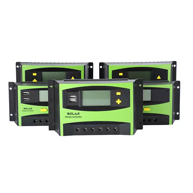 PWM Solar Charge Controller Techifne 20A 30A 12V 24V LCD Display for Solar Panel System CE Certified