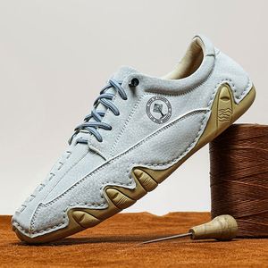 Nouvelles chaussures en cuir décontractées à enfiler, grandes tailles, très tendance - Product Image 4