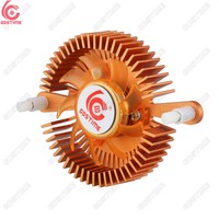 Radiateur rond en aluminium, pour ordinateur de bureau DC 12V 5V, 2 broches, 80mm, VGA, 64x14