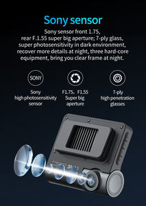 Cámara para Coche <span class=keywords><strong>de</strong></span> Doble Canal 5K+2K y Grabadora <span class=keywords><strong>de</strong></span> Video con Sensores Sony Starvis, <span class=keywords><strong>Pantalla</strong></span> IPS, WiFi Integrado, GPS y Grabación en Bucle con ADAS - Product Image 3