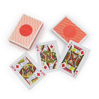 Jeu de cartes à jouer familial avec impression personnalisée de logo cartes à jouer de poker en papier 280gsm Blue Core 300gsm
