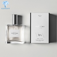 Boîte d'emballage de parfum en papier pour homme, petite, blanche, personnalisée, 10 ml, 50 ml, 100 ml