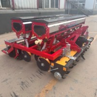 Semoir à blé haute performance à 18 rangs pour tracteur avec rotoculteur et ouvre-sillons en option pour grandes exploitations céréalières