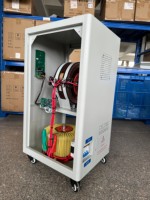 Régulateur de tension servo 10 kVA monophasé entièrement en cuivre, stabilisateur AVR pour équipement d'atelier industriel