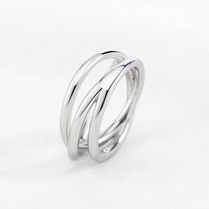 แหวนเหล็กไทเทเนียมทรงเรขาคณิตเครื่องประดับแฟชั่นสำหรับทุกเพศของขวัญ XYR0086 - Product Image 4