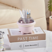 Porte-stylo de rangement en forme de soucoupe volante mignon, style viral, se détache, se transforme en seau de bureau, multifonctionnel et personnalisable