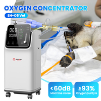Concentrateur d'oxygène vétérinaire portable de qualité médicale 5 litres, concentrateur d'oxygène pour animaux 5l, générateur d'oxygène portable