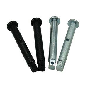 45 #   Pasadores de Posicionamiento de Cabeza Plana de Acero, Pasadores de Horquilla con Orificio en el Extremo, Pasador Cilíndrico, Azul y Negro, Zincado - Product Image 4