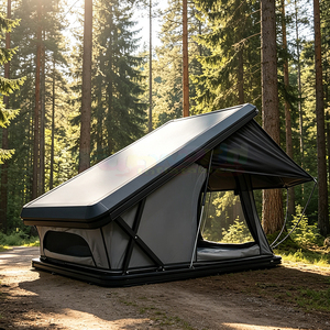 Carpa de techo rígida de aleación de aluminio al por mayor con apertura lateral para camping al aire libre, para SUV y camionetas pickup - Product Image 6