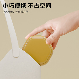 Denture Case With Compartment 1L Capacity Food Grade Portable Travel Storage Box For Braces Cleaning - Product Image 4