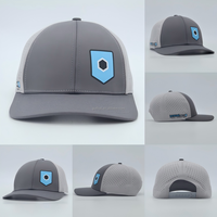 Gorras de golf de alta calidad de 6 paneles, perforadas con láser, impermeables, con cierre a presión, gorras deportivas de béisbol con logotipo personalizado