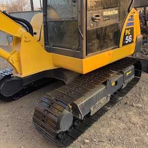 รถขุดขนาดเล็ก <span class=keywords><strong>Komatsu</strong></span> PC56 มือสอง ได้รับการรับรองมาตรฐาน CE สำหรับงานเทศบาลและจัดสวน แรงขุด 39kN - Product Image 2