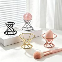 Brûleur d'encens en métal de style arabe, Décoration de table pour salon de thé, Support pour brûleur d'arômes, Porte-plantes et support pour éponges de maquillage