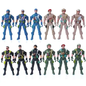 Soldat personnalisé modèles 3D Jouets Anime PVC Figurines Statue soldat jouets armée homme