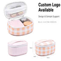 Sac de rangement cosmétique OEM ODM Bestpackaging, motif personnalisé, fermeture éclair, étui à maquillage pour collections de beauté en marque blanche