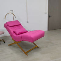 Meubles de Salon de beauté modernes Offre Spéciale Extensions de cils électriques Lit de beauté Spa Traitement du visage Lit en cuir de massage