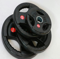 Disque de musculation en acier et ciment de haute qualité Xinrui avec trois trous, couleur au choix, XR501, équipement de gym à domicile