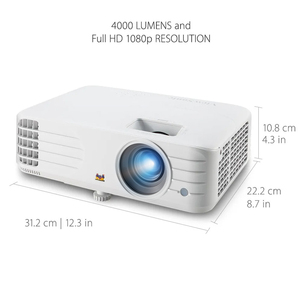 <span class=keywords><strong>Projecteur</strong></span> <span class=keywords><strong>ViewSonic</strong></span> PG706HD Full HD | 4000 ANSI Lumens 12000:1 Contraste Haut-parleur 10W Double HDMI pour salles de conférence - Product Image 4