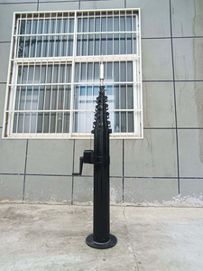 Tour d'éclairage solaire <span class=keywords><strong>mobile</strong></span> avec câblage intégré pour vidéosurveillance, remorque télécom <span class=keywords><strong>mobile</strong></span> - Product Image 1