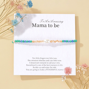 Mode Petites Perles Bijoux Bohème À La Main Dainty Bleu Verre Perlé Bracelets Avec Perle Fête Des Mères Cadeau <span class=keywords><strong>Bracelet</strong></span> pour <span class=keywords><strong>Mon</strong></span> - Product Image 4