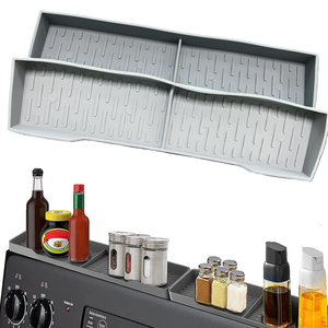 Soft Flexible Strong Magnetic Spice Rack Organizer über dem Herd Regal Rutsch festes Gewürz regal Rückseite des Ofens Passend für Flat Top <span class=keywords><strong>Stov</strong></span> - Product Image 4
