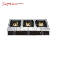 Nouveau design de table de cuisson de haute qualité Cuisinière à gaz en acier inoxydable à 3 brûleurs