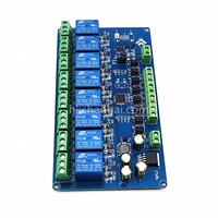 Módulo de Relé de 8 Canales Shanhai RS485/TTL UART con Protocolo Modbus RTU para Aplicaciones de Hogar Inteligente