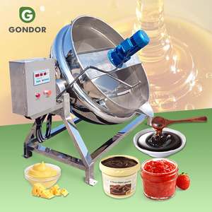 Hervidor de Conducción de Aceite de Gran Capacidad (50L, 200L, 400L, 1200L) para Enfriamiento de Jarabes, Caldo de Hueso, Cocción de Frijoles y Elaboración de Cerveza - Product Image 1