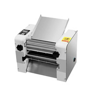 Industrielle Kommerzielle Teigwalzmaschine Automatischer Teigausroller für Bäckerei Pizza Roti Herstellung Edelstahl 110V 220V