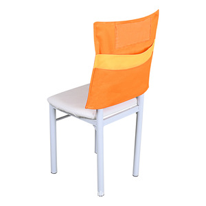 Children's Study Chair Cover With Backrest Storage Bag Multipurpose Orange Red <b>Desktop</b> Organization - Product Image 3