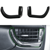 Accessoires de décoration intérieure de voiture : Cache de protection pour grille de ventilation latérale avant pour TOYOTA Fortuner 2016+
