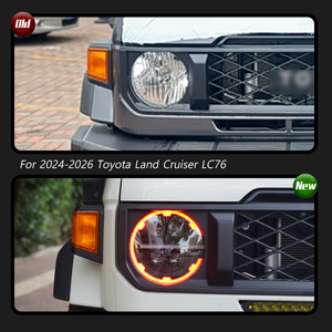 ไฟส่องสว่างอัตโนมัติ TYPY รุ่นปรับปรุงสำหรับ Toyota Land Cruiser LC76 ปี 2024-2026 พร้อมฟังก์ชันไฟ LED DRL และไฟเลี้ยวแบบ Sequential - Product Image 2