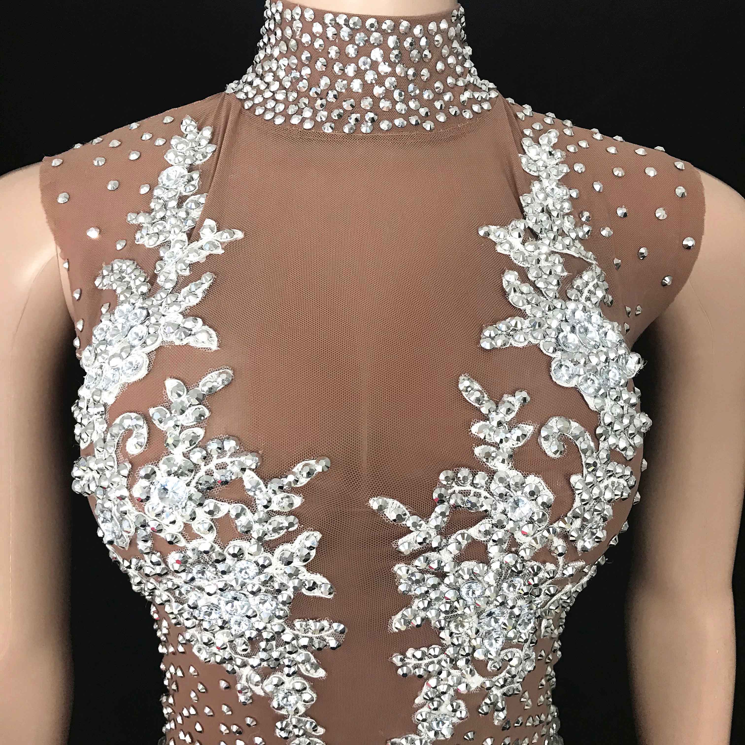 Novance Y2114 Women Rhinestone Dress - Perfect for Parties