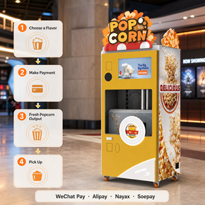 Máquina Expendedora Automática de <span class=keywords><strong>Palomitas</strong></span> de Maíz, Kiosco Comercial de Autoservicio para Centros Comerciales con Gestión en la Nube - Product Image 2