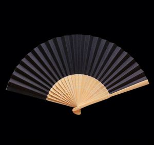 Abanico Plegable de Papel Blanco de 21 cm con Logotipo Personalizado, Abanico de Bambú Tallado a Mano, Decoración con Estampado de Arte Folclórico para Bodas y Fiestas, Modelo de Regalo Empresarial - Product Image 2