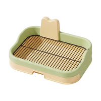 Toilette pour chien d'intérieur, plateau avec tiroir antidérapant pour coussinets absorbants pour chiots
