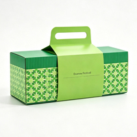 Individuelles Logo Hochwertige Magnetische Weihnachts-Geschenkbox mit Griff Einteilige Faltbare Luxus-Tragebox für Süßigkeiten und Leckereien