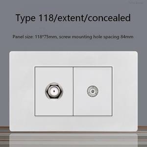 Interrupteur mural moderne, prise murale, prise TV et prise informatique pour la maison, le bureau et les hôtels - Product Image 5