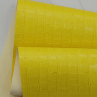 Cuir synthétique PVC effet crocodile brillant 1,4 mm pour sacs et bagages