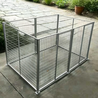 Enclos pour animaux de compagnie extérieur modulaire en treillis métallique soudé robuste, très grande taille, pour chiens et chats
