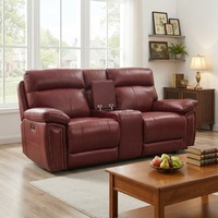 Canapé inclinable électrique en cuir véritable italien avec port USB, extensible, zéro gravité, pour salon, meubles de maison