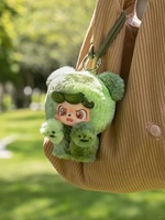 Jotoys Qkid Actividades al Aire Libre Animal Crossing Fantasía Ciencia Ficción Figuras de Peluche Caja Sorpresa de 6 Piezas Colgante de Peluche de Moda