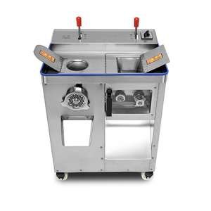 Et Kıyma Makinesi Dilimleyici Saf Bakır Motorlu Çok Fonksiyonlu Dilimleme/Kıyıcı Makine Çıkarılabilir Bıçak Seti Gıda Fabrikası için Otomatik - Product Image 5