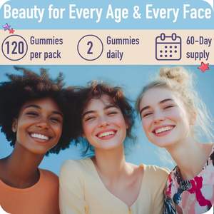 Gomitas de Colágeno Hidrolizado con Sabor a Crema de Fresa para Mujeres, con Biotina, Zinc y Complejo de Vitamina D3 para Cabello y Uñas - Product Image 4