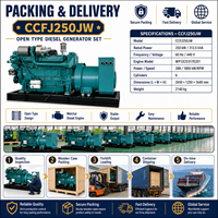 Groupe électrogène diesel marin SCDC250JW 250 kW alimenté par SCDC WP12CD317E201 pour système de navigation et équipement de communication