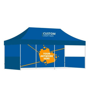 Высококачественный сверхмощный Водонепроницаемый Навес 10x10 10x15 10x20 палатки складные всплывающие палатки наружные печатные выставочные палатки - Product Image 6