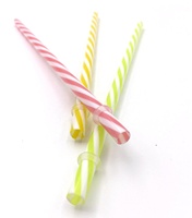 Pailles en spirale en PP pour bocal Mason avec bouchon, pailles en plastique réutilisables