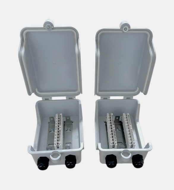 Enyoo Outdoor Waterproof 30-pair Telephone Junction Box with Snap-in Modular Connector for Network Cabling China Zhejiang