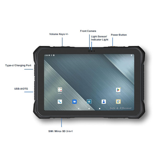 10.1 Inch Rugged Tablet Survey Instrument GPS GNSS RTK  GIS Data Collector  Multilingual  Handheld Device