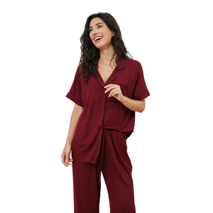 <span class=keywords><strong>ชุด</strong></span>นอนผ้าโมดอลสีพื้นแขน<span class=keywords><strong>ย</strong></span>าว<span class=keywords><strong>ขา</strong></span><span class=keywords><strong>ย</strong></span>ส่ง Fung 8006 พร้อมกางเกงขายาวสำหรับ<span class=keywords><strong>ผู้หญิง</strong></span> - Product Image 4